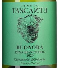 Вино Tenuta Tascante Buonora, (135387), белое сухое, 2020 г., 0.75 л, Тенута Тасканте Буонора цена 3490 рублей