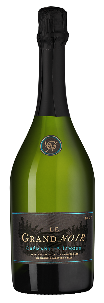 Игристое вино Le Grand Noir Cremant de Limoux, (157334), Франция, Лангедок-Руссильон, белое, брют, 0.75 л, Ле Гран Нуар Креман де Лиму, цена 2990 рублей