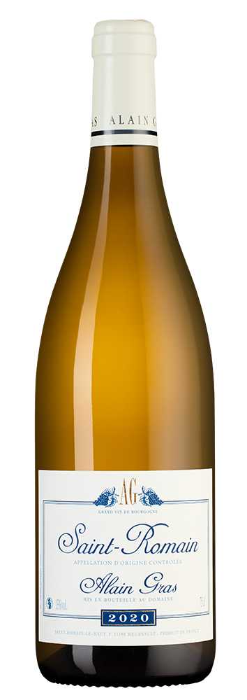 Вино Saint-Romain Blanc, Domaine Alain Gras, 2021, (141748), Франция, Бургундия, белое, сухое, 0.75 л, Сен-Ромен Блан, цена 13990 рублей