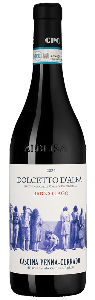 Вино Dolcetto d'Alba Bricco Lago, Cascina Penna-Currado, 2024, (159043), Италия, Пьемонт, красное, сухое, 0.75 л, Дольчетто д'Альба Брикко Лаго, цена 6990 рублей