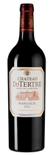 Вино Chateau du Tertre, (100185), красное сухое, 2011 г., 0.75 л, Шато дю Тертр цена 12990 рублей