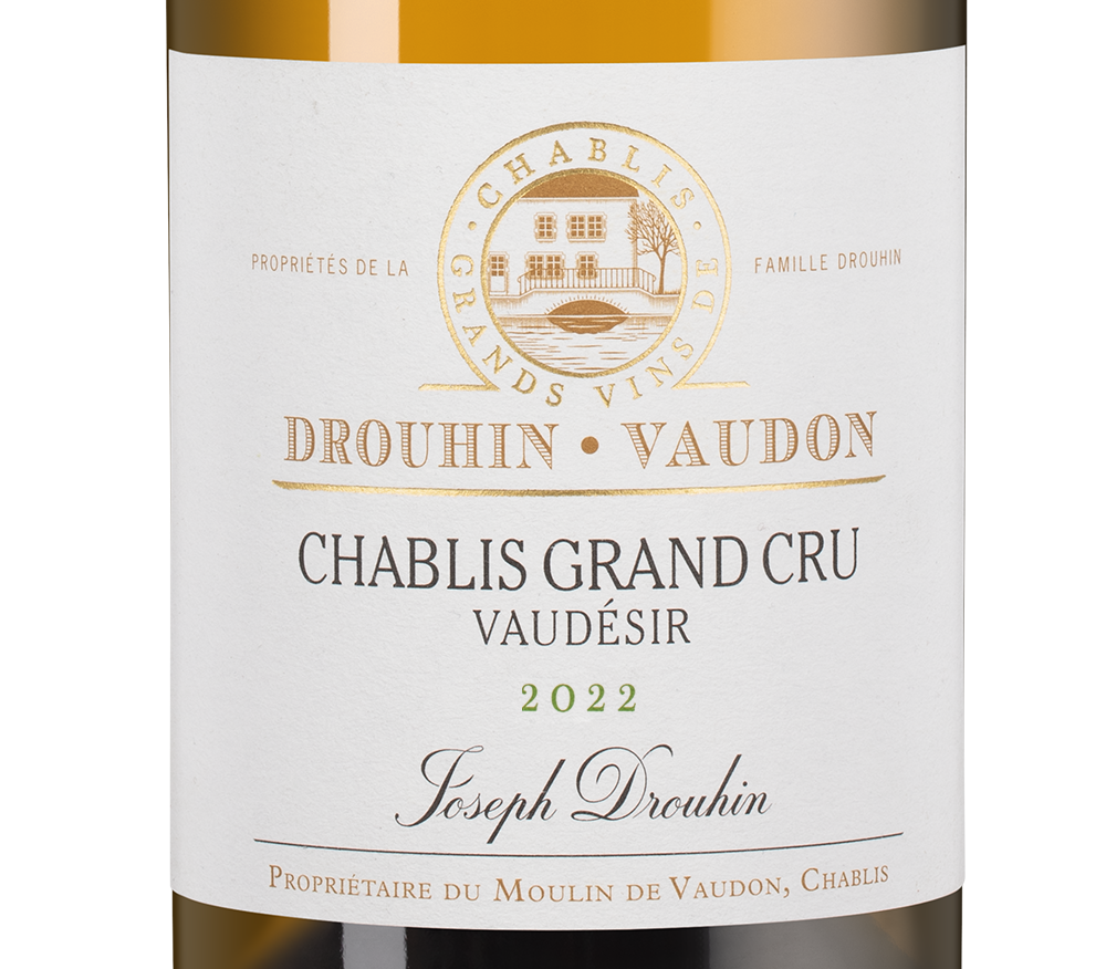 Вино Chablis Grand Cru Vaudesir, Joseph Drouhin, 2022, (152264), Франция, Бургундия, белое, сухое, 0.75 л, Шабли Гран Крю Водезир, цена 29990 рублей