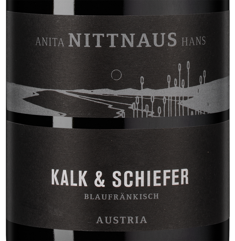 Вино Blaufrankisch Kalk und Schiefer, Anita & Hans Nittnaus, 2021, (144230), Австрия, Бургенланд, красное, сухое, 0.75 л, Блауфренкиш Кальк унд Шифер, цена 5790 рублей