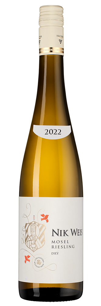 Вино Riesling, Nik Weis St. Urbans-Hof, 2022, (143978), Германия, Мозель, белое, полусухое, 0.75 л, Рислинг, цена 2023 рублей