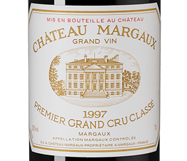 Вино Chateau Margaux, (115662), красное сухое, 1997, 0.75 л, Шато Марго цена 161490 рублей