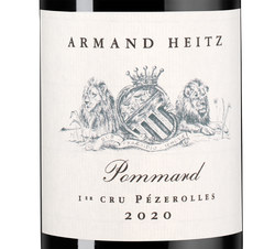 Вино Pommard Premier Cru Pezerolles, (138873), красное сухое, 2020 г., 0.75 л, Поммар Премье Крю Пезроль цена 23490 рублей