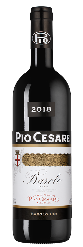 Вино Barolo, Pio Cesare, 2018, (136436), Италия, Пьемонт, красное, сухое, 0.75 л, Бароло, цена 17490 рублей