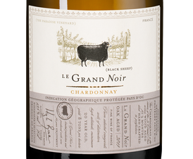 Вино Le Grand Noir Chardonnay, (122164), белое сухое, 2019 г., 0.75 л, Ле Гран Нуар Вайнмэйкерс Селекшн Шардоне цена 1590 рублей