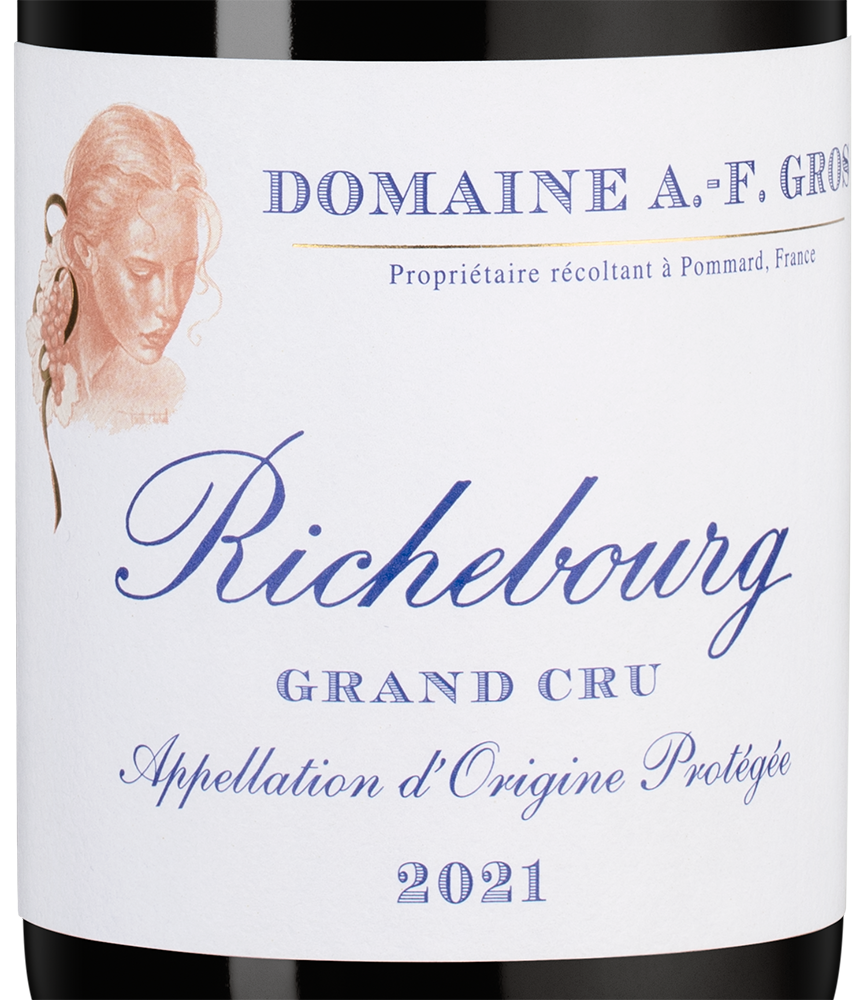 Вино Richebourg Grand Cru, Domaine Anne-Francoise Gros, 2021, (154062), Франция, Бургундия, красное, сухое, 0.75 л, Ришбур Гран Крю, цена 299990 рублей