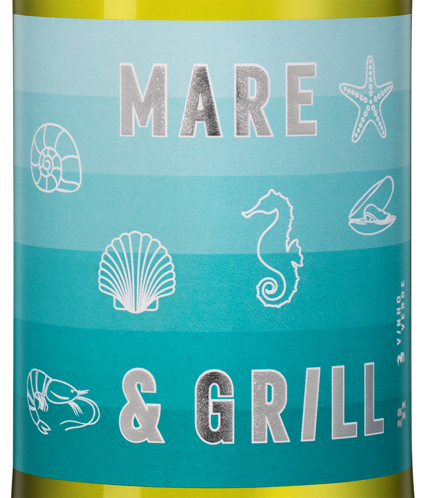 Вино Mare & Grill Vinho Verde, Quintas das Arcas, 2023, (149784), Португалия, Миньо, белое, полусухое, 0.75 л, Маре & Гриль Винью Верде, цена 1590 рублей