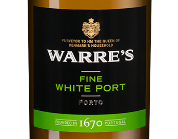 Портвейн Warre`s Fine White Port, (157636), Португалия, Дору, 0.75 л, Уорр`с Файн Уайт Порт, цена 2990 рублей