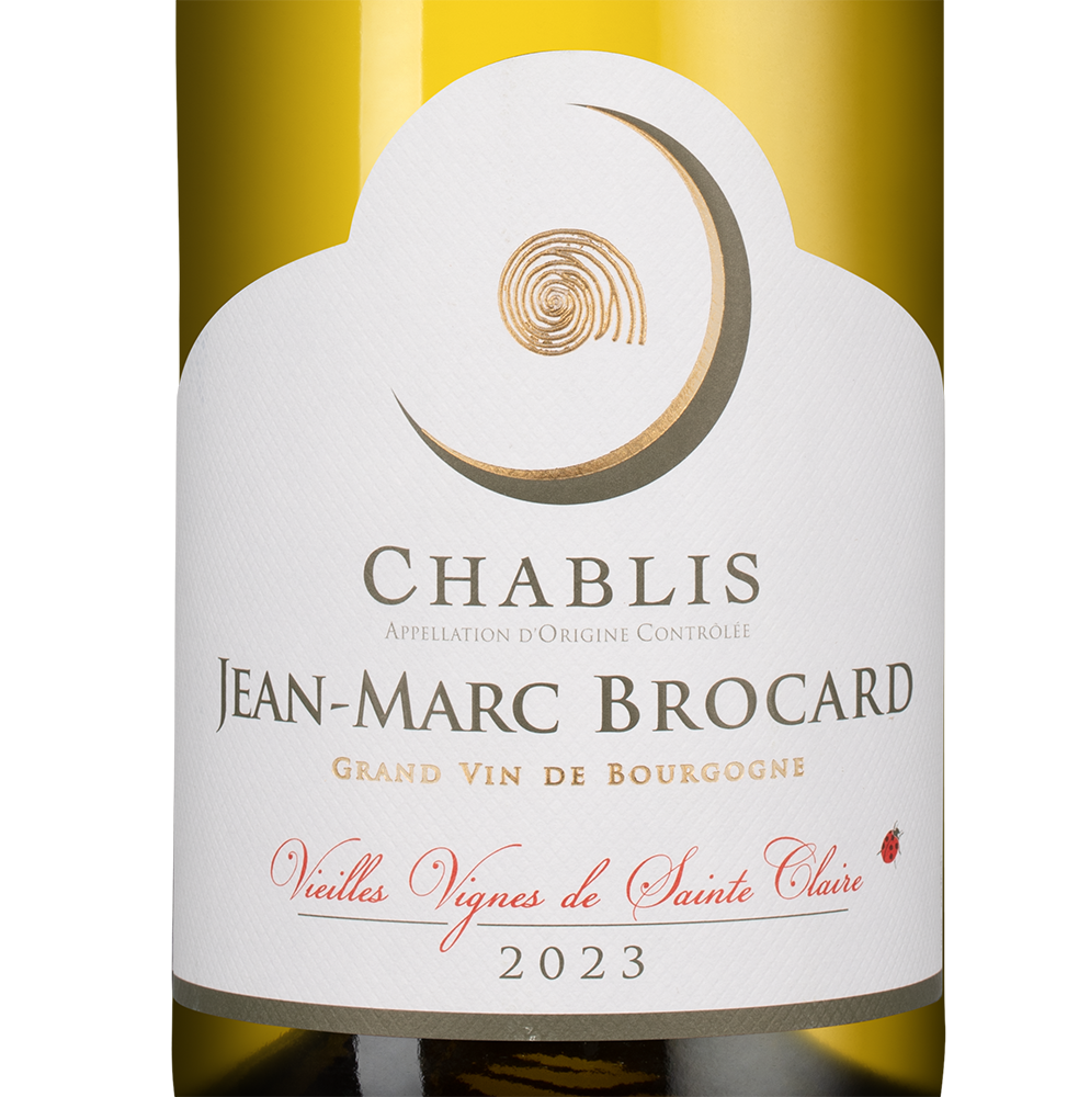 Вино Chablis Vieilles Vignes, Jean-Marc Brocard (Domaine Sainte-Claire), 2023, (149243), Франция, Бургундия, белое, сухое, 0.75 л, Шабли Вьей Винь, цена 7490 рублей