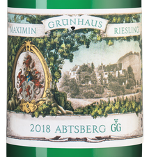 Вино Abtsberg Riesling Trocken GG, (124129), белое полусухое, 2018 г., 0.75 л, Абтсберг Рислинг Трокен ГГ цена 12490 рублей