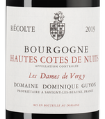 Красные французские вина Bourgogne Hautes Cotes de Nuits Les Dames de Vergy
