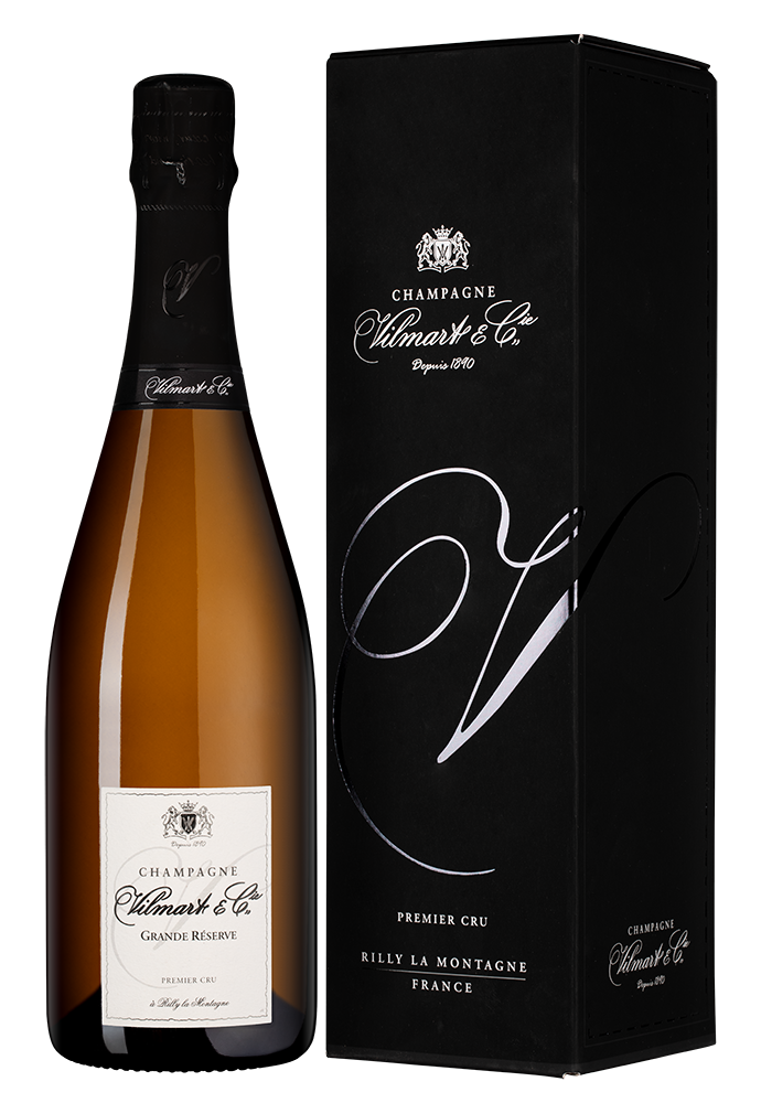 Шампанское Grande Reserve в подарочной упаковке, Vilmart & Cie, (153679), Франция, Шампань, белое, брют, 0.75 л, Гранд Резерв, цена 16490 рублей