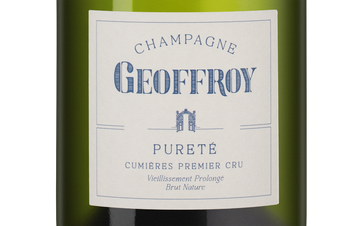 Шампанское Geoffroy Purete Brut Nature Premier Cru, (145856), белое экстра брют, 0.75 л, Пюрте Премье Крю Брют Натюр цена 11490 рублей