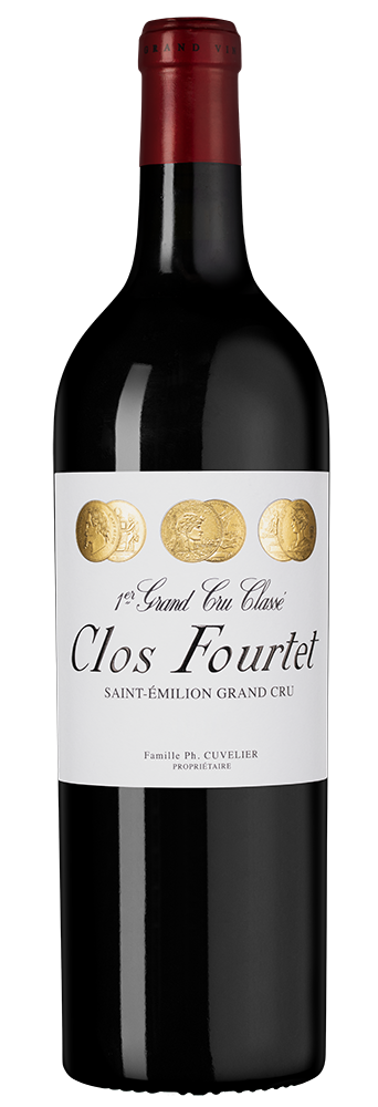 Вино Clos Fourtet (Saint-Emilion Grand Cru), 2019, (126059), Франция, Бордо, красное, сухое, 0.75 л, Кло Фурте, цена 39990 рублей