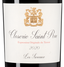 Вино Closerie Saint Roc Les Sureaux, (140366), красное сухое, 2020 г., 0.75 л, Клозри Сен Рок Ле Сюро цена 15490 рублей