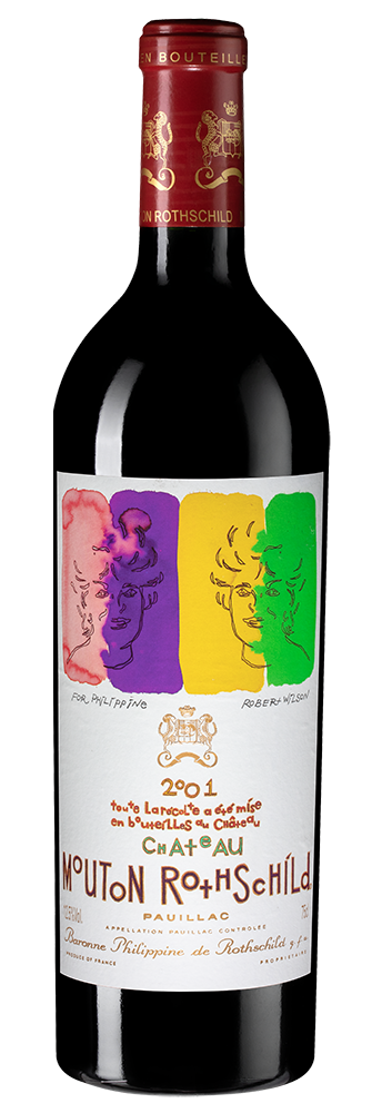 Вино Chateau Mouton Rothschild (Pauillac), 2001, (156823), Франция, Бордо, красное, сухое, 0.75 л, Шато Мутон Ротшильд, цена 249990 рублей