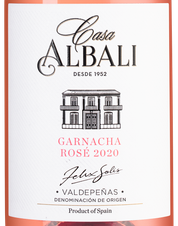 Вино Casa Albali Garnacha Rose, (132555), розовое полусухое, 2020 г., 0.75 л, Каса Албали Гарнача Розе цена 1290 рублей