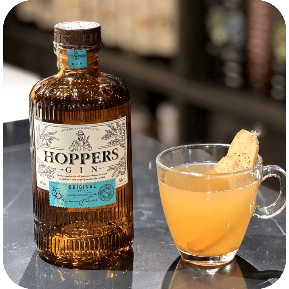 Согревающий имбирный чай Hoppers (Hoppers Ginger Tea)